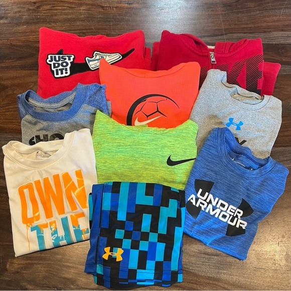 Lot of Boys Nike/Under Armour, Size 5-6 - Picture 1 of 11